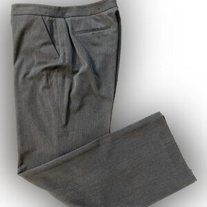 RAFAELLA Grey size 12 flat front slacks. Polyester, Rayon blend Almost brand new